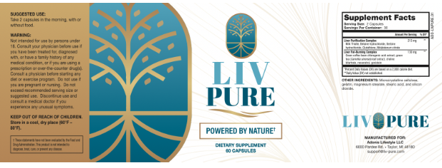 Ingredients of Liv Pure